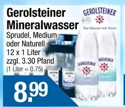 Getränke City Gerolsteiner mineralwasser Angebot