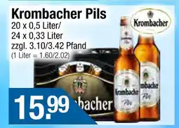 Getränke City Krombacher pils Angebot