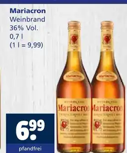 Getränkewelt Mariacron weinbrand Angebot