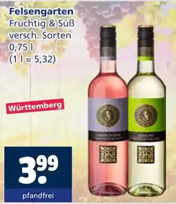 Getränkewelt Felsengarten fruchtig & süß weißwein Angebot