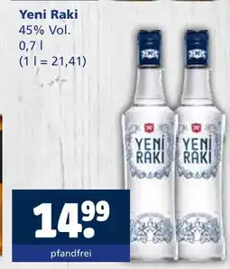 Getränkewelt Yeni raki 45% vol Angebot