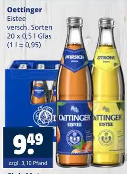 Getränkewelt Oettinger eistee Angebot