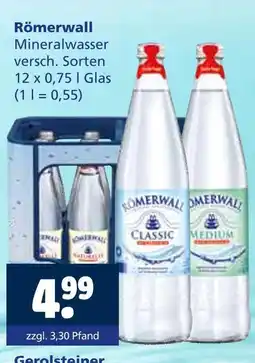 Getränkewelt Römerwall mineralwasser Angebot