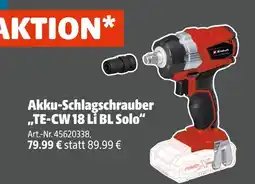 Hagebau Akku-schlagschrauber te-cw 18 li bl solo Angebot