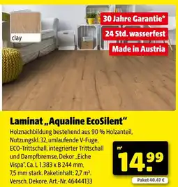 Hagebau Laminat aqualine ecosilent Angebot