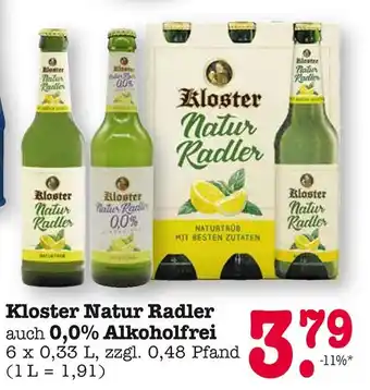 E-Center Kloster natur radler Angebot
