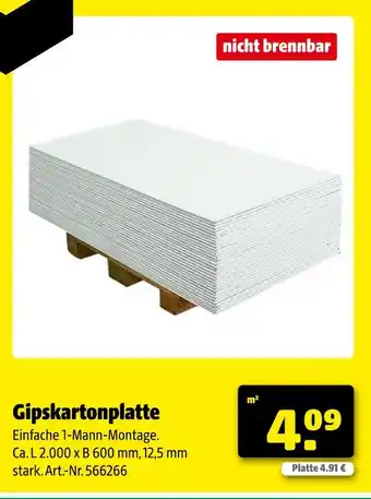 Hagebau Gipskartonplatte Angebot