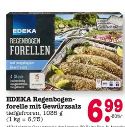 E-Center Edeka regenbogenforelle mit gewürzsalz Angebot