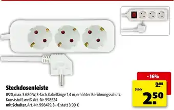 Hagebau Steckdosenleiste Angebot