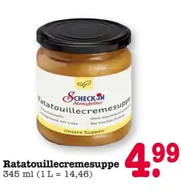 E-Center Scheck-in manufaktur ratatouillecremesuppe Angebot