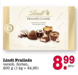 E-Center Lindt pralinés Angebot
