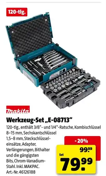 Hagebau Makita werkzeug-set „e-08713“ Angebot