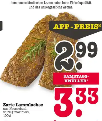E-Center Zarte lammlachse Angebot