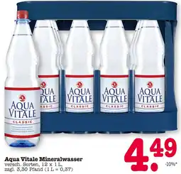 E-Center Aqua vitale mineralwasser Angebot