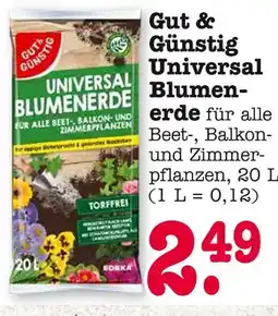 E-Center Gut & günstig universal blumenerde Angebot
