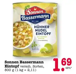 E-Center Sonnen bassermann eintopf Angebot