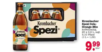 E-Center Krombacher spezi cola-orange-mix Angebot
