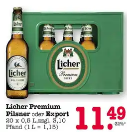 E-Center Licher premium pilsner Angebot