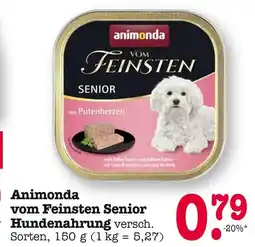 E-Center Animonda vom feinsten senior hundenahrung Angebot