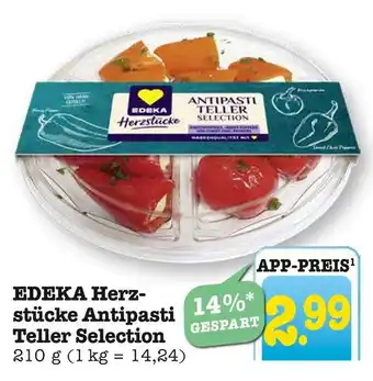 E-Center Edeka herzstücke antipasti teller selection Angebot