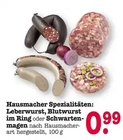 E-Center Leberwurst Angebot