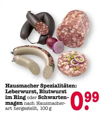 E-Center Leberwurst Angebot