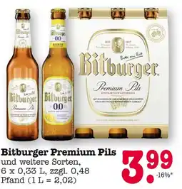 E-Center Bitburger premium pils Angebot