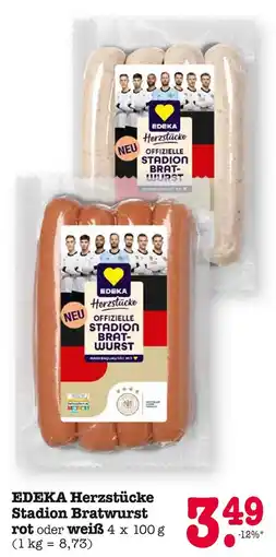 E-Center Edeka herzstücke stadion bratwurst rot Angebot
