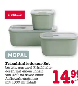 E-Center Mepal frischhaltedosen-set Angebot