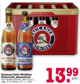 E-Center Paulaner hefe-weißbier naturtrüb Angebot
