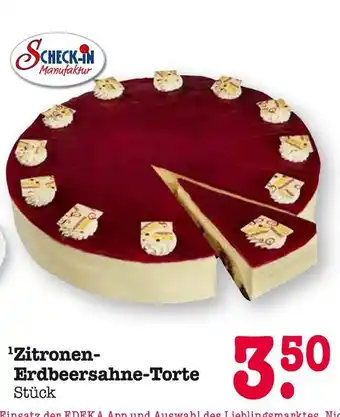 E-Center Scheck-in manufaktur zitronen-erdbeersahne-torte Angebot