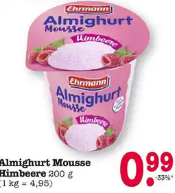 E-Center Ehrmann almighurt mousse himbeere Angebot