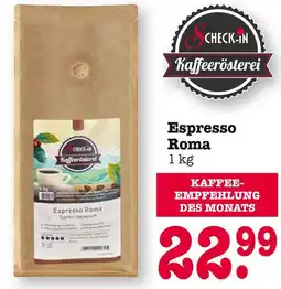 E-Center Check-in kaffeerösterei espresso roma Angebot