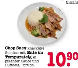 E-Center Chop suey mit ente im tempurateig Angebot