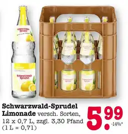 E-Center Schwarzwald-sprudel limonade Angebot
