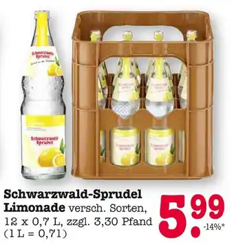 E-Center Schwarzwald-sprudel limonade Angebot