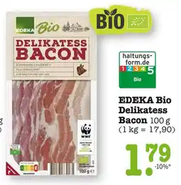 E-Center Edeka bio delikatess bacon Angebot