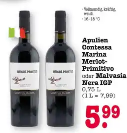 E-Center Contessa marina merlot-primitivo Angebot