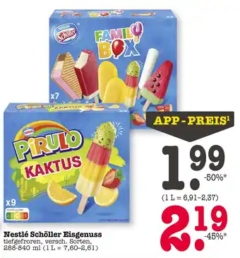 E-Center Nestlé schöller famil box Angebot