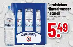 trinkgut Gerolsteiner mineralwasser naturell Angebot