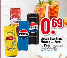 trinkgut Lipton sparkling zitrone Angebot