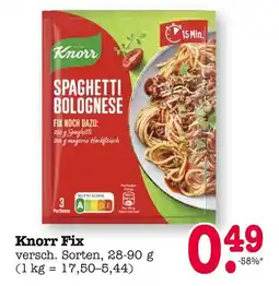 E-Center Knorr fix spaghetti bolognese Angebot