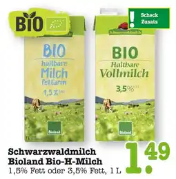 E-Center Schwarzwaldmilch bio haltbare milch fettarm Angebot