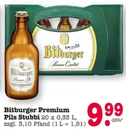 E-Center Bitburger premium pils stubbi Angebot