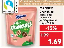 Kaufland Manner crunchies Angebot