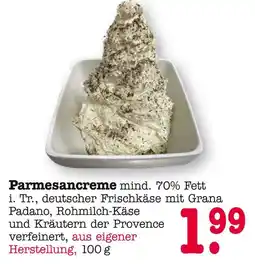E-Center Parmesancreme Angebot