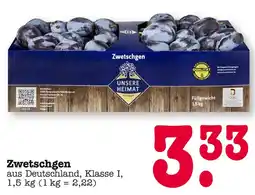 E-Center Unsere heimat zwetschgen Angebot
