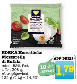 E-Center Edeka herzstücke mozzarella di bufala Angebot