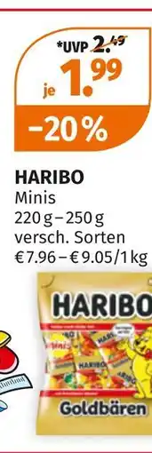 Müller Haribo minis Angebot