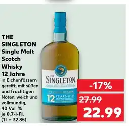 Kaufland The singleton single malt scotch whisky 12 jahre Angebot